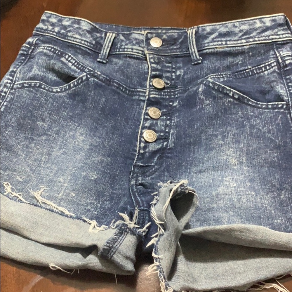 High waisted shorts